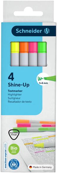 Schneider Shine Up Fosforlu Kalem 4’lü Set 112094