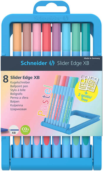 Schneider Slider Edge Tükenmez Kalem 8’li Set Pastel Xb 152289