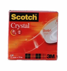 Scotch 600 1233 Kristal Bant 12 mm x 3 - Thumbnail