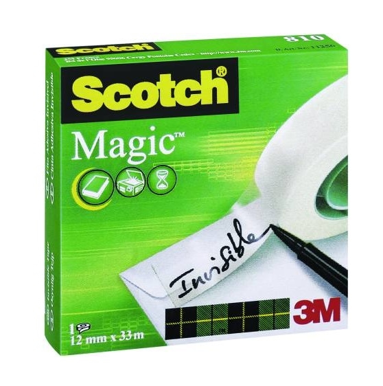 Scotch 810 1233 Magic Bant 12 mm x 33 mt