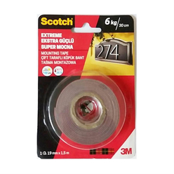 Scotch - Scotch Extra Güçlü Montaj Bandı 4002