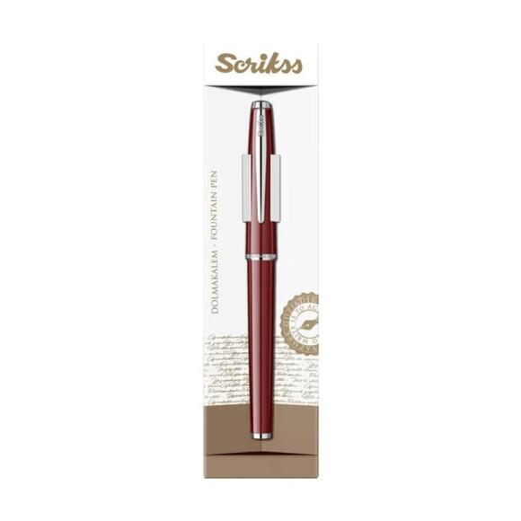 Scrikss 33 Dolmakalem Kutulu Bordo