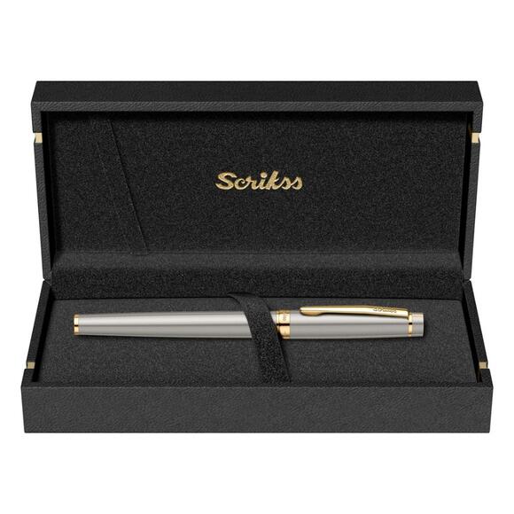 Scrikss 38 Roller Kalem Saten Altın