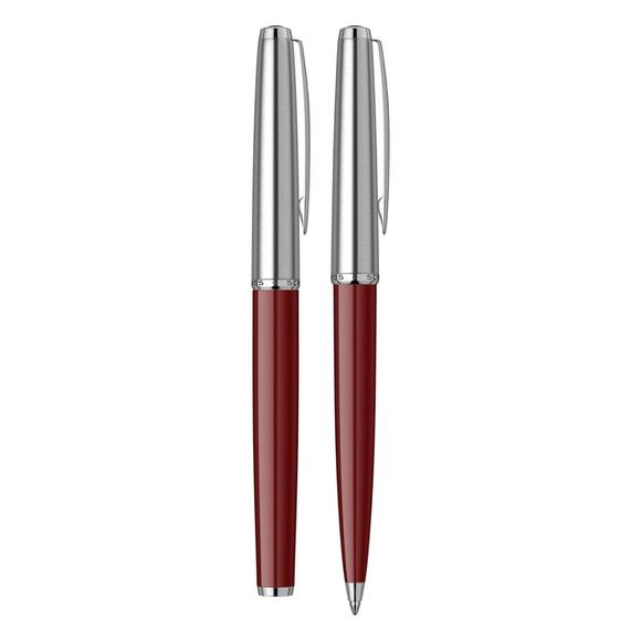 Scrikss 78 Dolmakalem+Tükenmez Kalem 2 Li Set Bordo