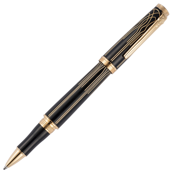 Scrikss Heritage Roller Kalem Siyah Altın