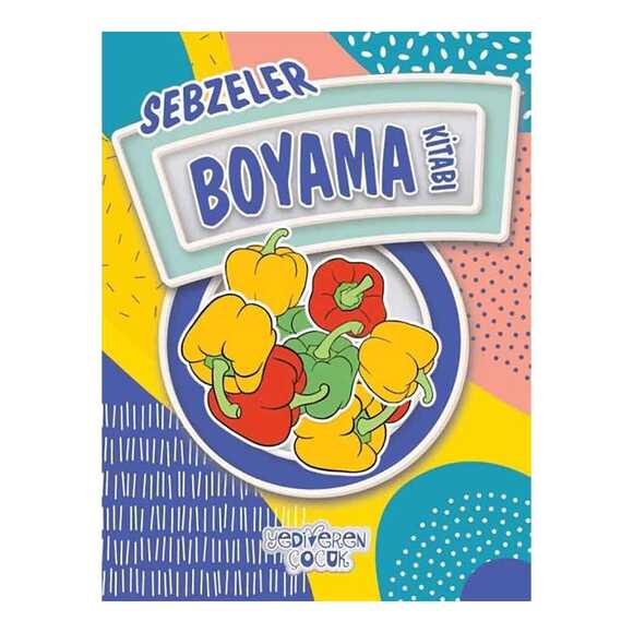 Sebzeler Boyama Kitabı