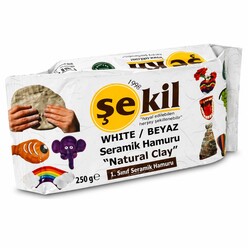 Şekil - Şekil Seramik Hamuru 250Gr Beyaz