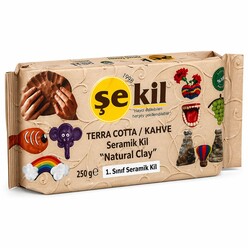 Şekil - Şekil Seramik Hamuru 250Gr Kahverengi