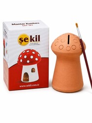 Şekil - Şekil Seramik Mantar Kumbara Seti