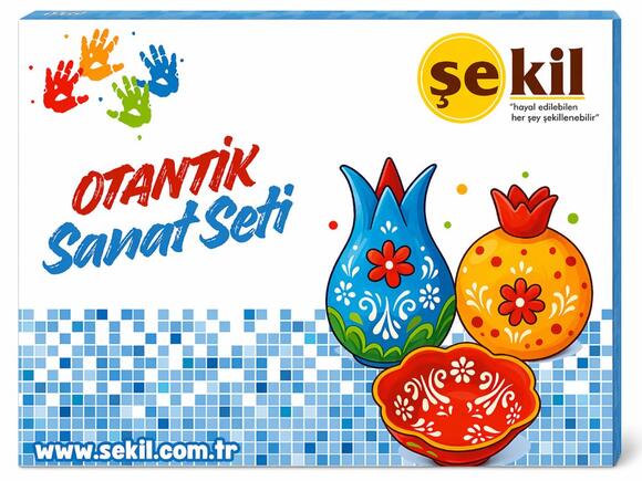 Şekil Seramik Otantik Sanat Seti Lale