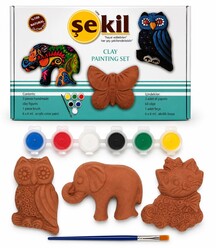 Şekil - Şekil Seramik Üçlü Set