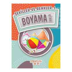 yediveren Yayınları - Şekiller Ve Renkler-1 Boyama Kitabı