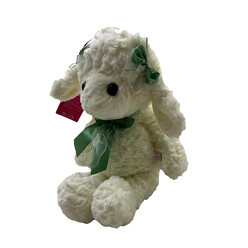 Selay Toys - Selay Toys Kuzu 33 Cm Yeşil Peluş 4380
