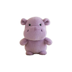 Selay Toys - Selay Toys Su Aygırı 23 Cm Lila Peluş 4508