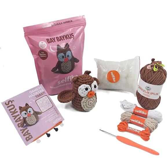 Selfiko Baybaykuş Örgü İpi Seti