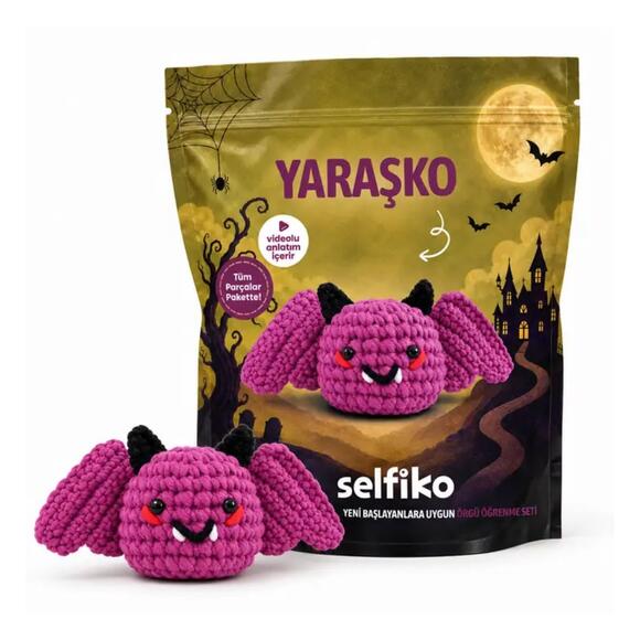 Selfiko Halloween Yaraşko Örgü İpi Seti