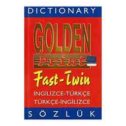Serhat Golden Print English-Turkish Turkish-English Cep - Thumbnail