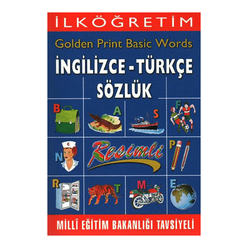 Serhat Resimli Türkçe İnglizce Sözlük Karton Kapak - Thumbnail