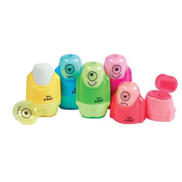 Serve E-Bot Kalemtıraşlı Silgi