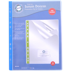 Serve - Serve Klasör Sunum Dosyası Yedeği 10’lu Mavi SV-6110