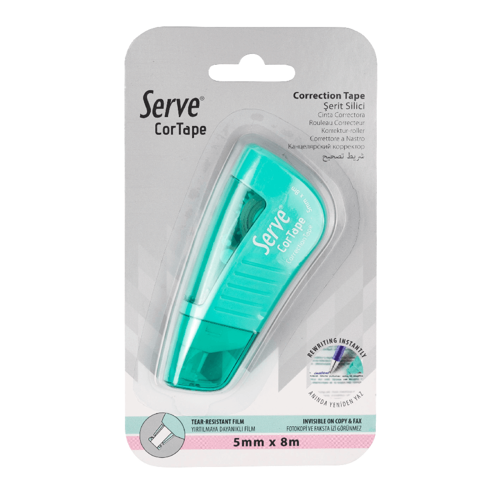 Serve Cortape Şerit Silici 5Mmx8Mt Pastel Yeşil