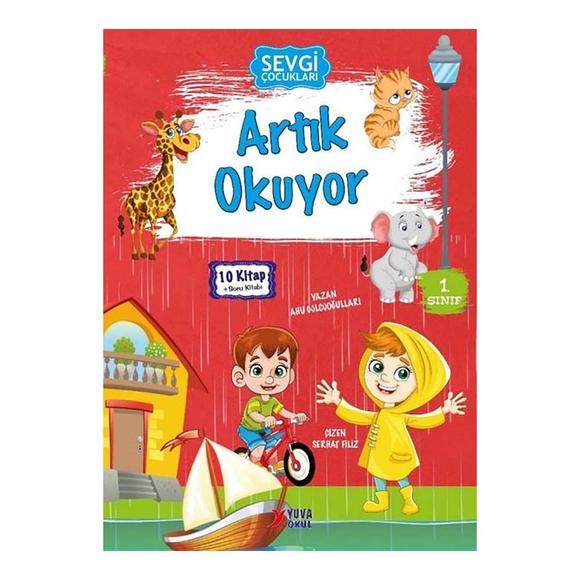 Sevgi Çocukları Artık Okuyor Seti 10 Kitap Takım + Soru Kitabı