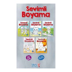Sevimli Boyama - Asorti (Yuva Yayınları) - Thumbnail