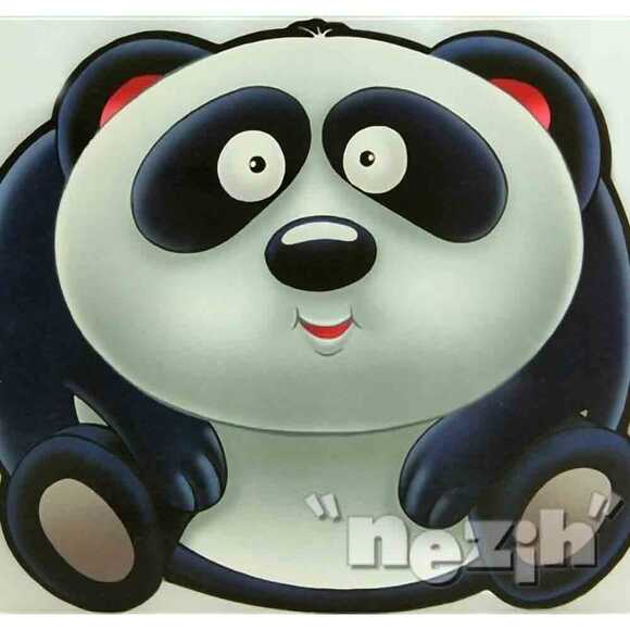 Sevimli Hayvanlar Çıkartmalı Boyama - Panda
