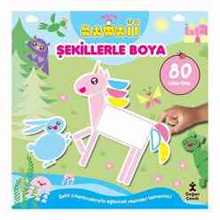 Doğan Egmont - Sevimliler Kawaii - Şekillerle Boya - 80 Çıkartma