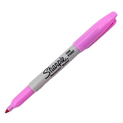 Sharpie 1836457 Fine Permanent Markör Şeker Pembe - Thumbnail