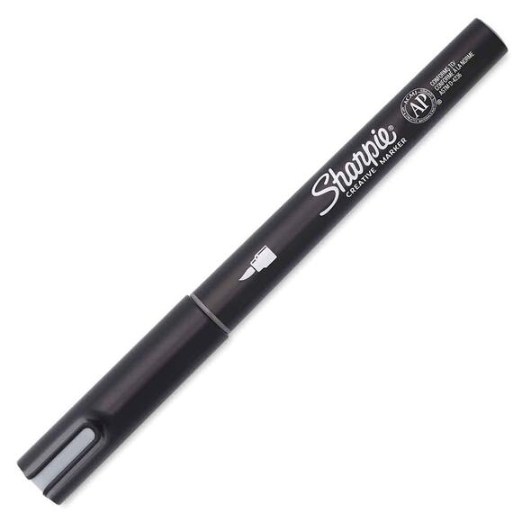 Sharpie Akrilik Markör Fırça Uç Açık Gri 2218120