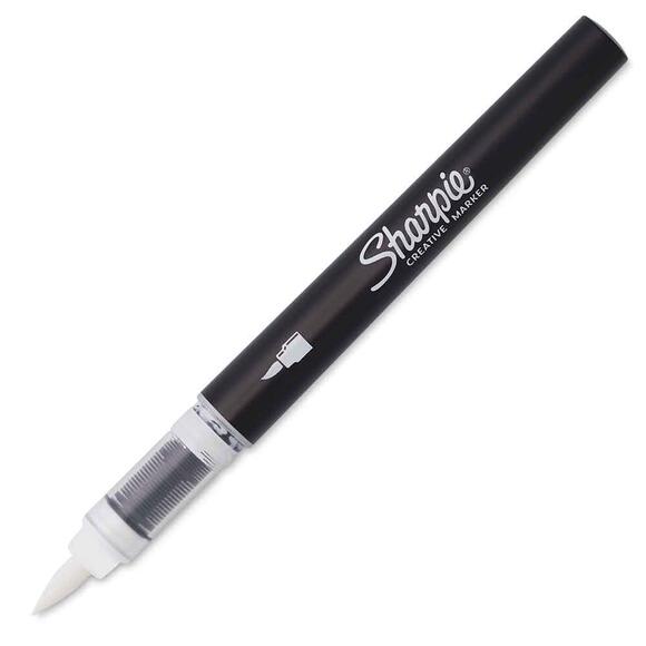 Sharpie Akrilik Markör Fırça Uç Beyaz 2218111