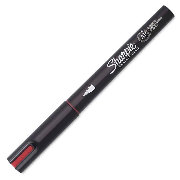 Sharpie Akrilik Markör Fırça Uç Kırmızı 2218113