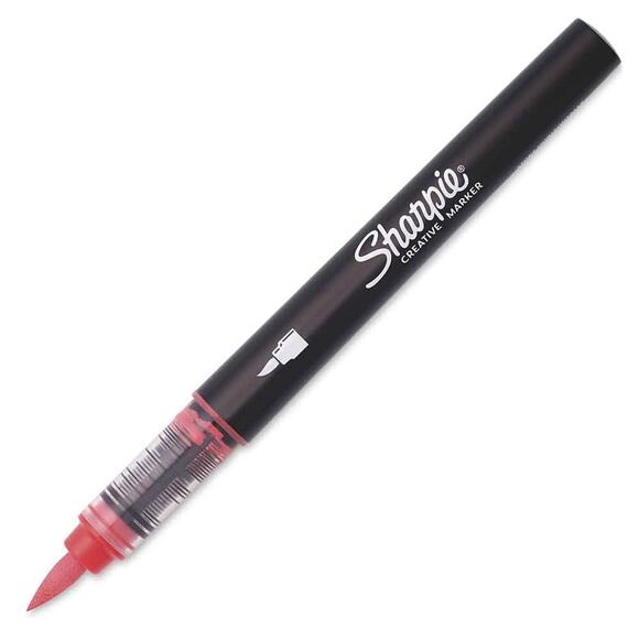 Sharpie Akrilik Markör Fırça Uç Kırmızı 2218113