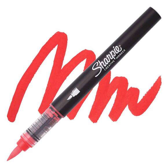 Sharpie Akrilik Markör Fırça Uç Kırmızı 2218113