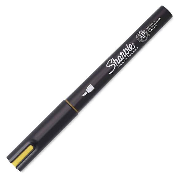 Sharpie Akrilik Markör Fırça Uç Sarı 2218065