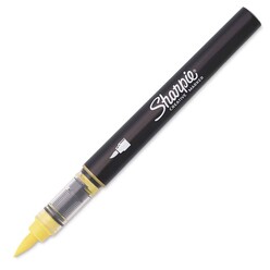 Sharpie Akrilik Markör Fırça Uç Sarı 2218065 - Thumbnail