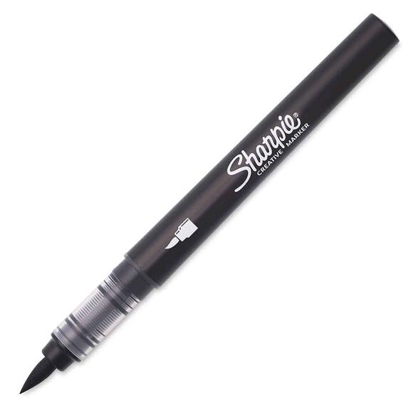 Sharpie Akrilik Markör Fırça Uç Siyah 2218069