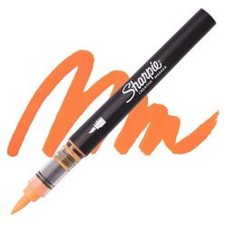 Sharpie Akrilik Markör Fırça Uç Turuncu 2218112 - Thumbnail