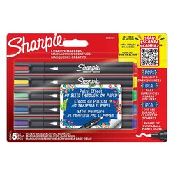 Sharpie Akrilik Markör Yuvarlak Uç 5’li Blister 2201069 - Thumbnail