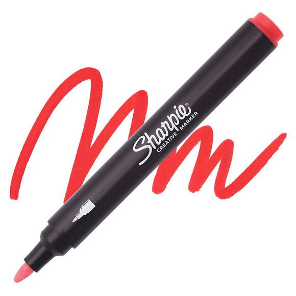Sharpie Akrilik Markör Yuvarlak Uç Kırmızı 2218119