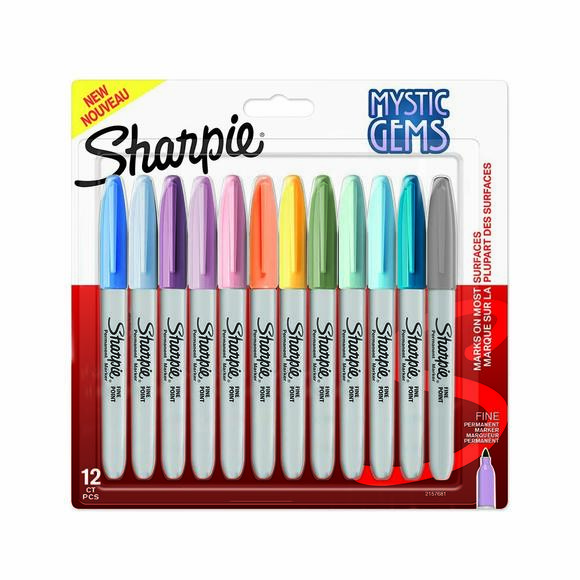 Sharpie Fine Permanent Markör 12’li Blister Ambalaj Mystic Gems 2157681