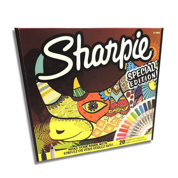 Sharpie Fine Permanent Markör 20'li Karışık kutu- Gergedan 2110122