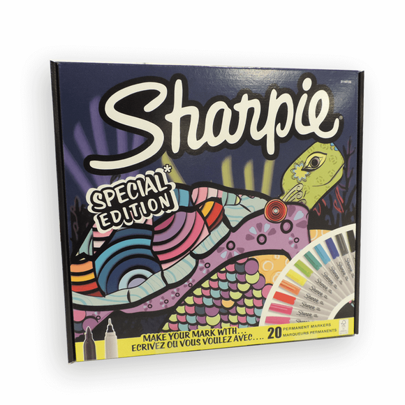 Sharpie Fine Permanent Markör 20'li Karışık kutu- Kaplumbağa 2115767