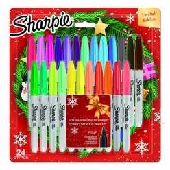 Sharpie - Sharpie Fine Permanent Markör 24’Lü Karışık Bls Yılbaşı 2164520