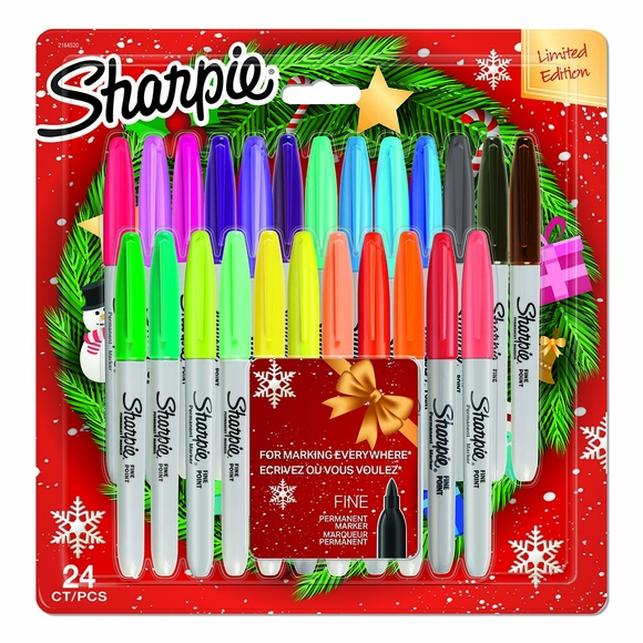 Sharpie Fine Permanent Markör 24’Lü Karışık Bls Yılbaşı 2164520