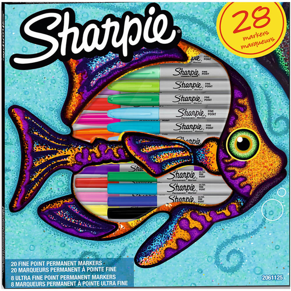 Sharpie Fine Permanent Markör Balık 28 Renk 2061125
