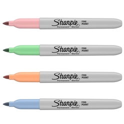 Sharpie Fine Permanent Markör Pastel Renkler 4’lü Set 2065402 - Thumbnail