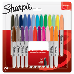 Sharpie Fine Permanet Markör Karışık 12 Renk 2065404 - Thumbnail