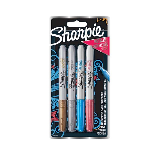 Sharpie Metalik Markör Karışık 4’lü Blister 2067107